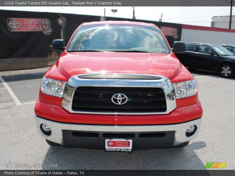 Radiant Red / Graphite Gray 2009 Toyota Tundra SR5 Double Cab