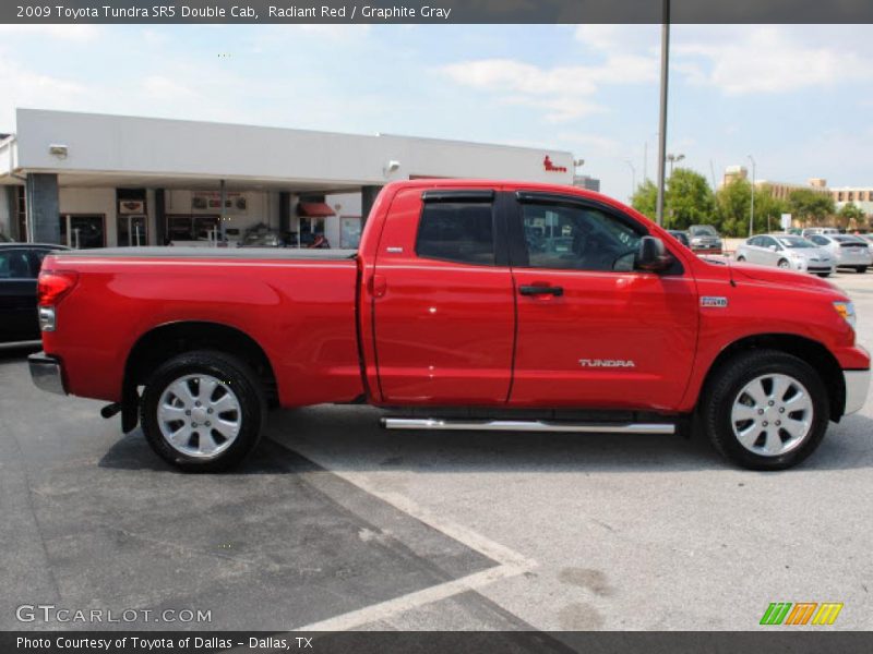 Radiant Red / Graphite Gray 2009 Toyota Tundra SR5 Double Cab