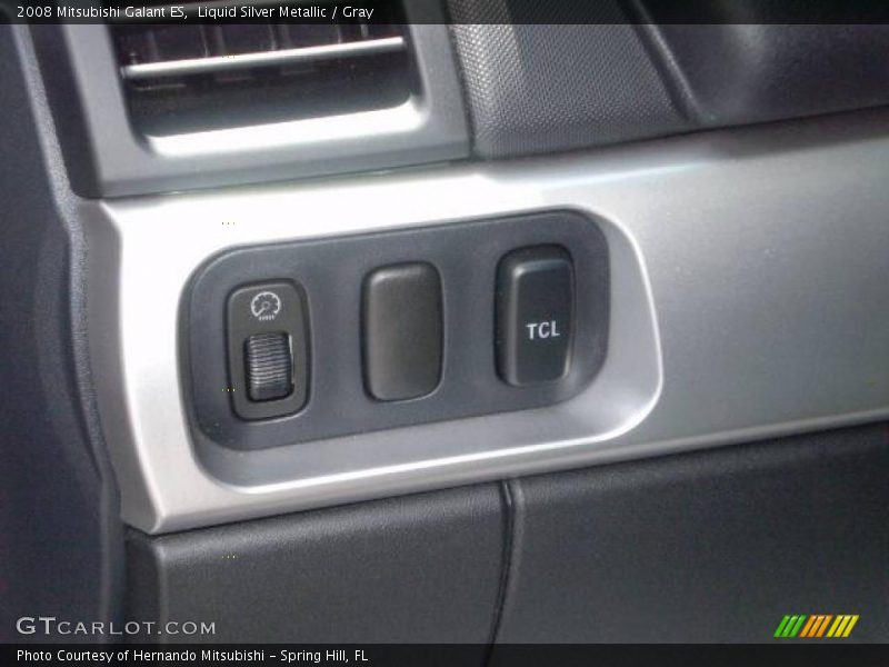Liquid Silver Metallic / Gray 2008 Mitsubishi Galant ES