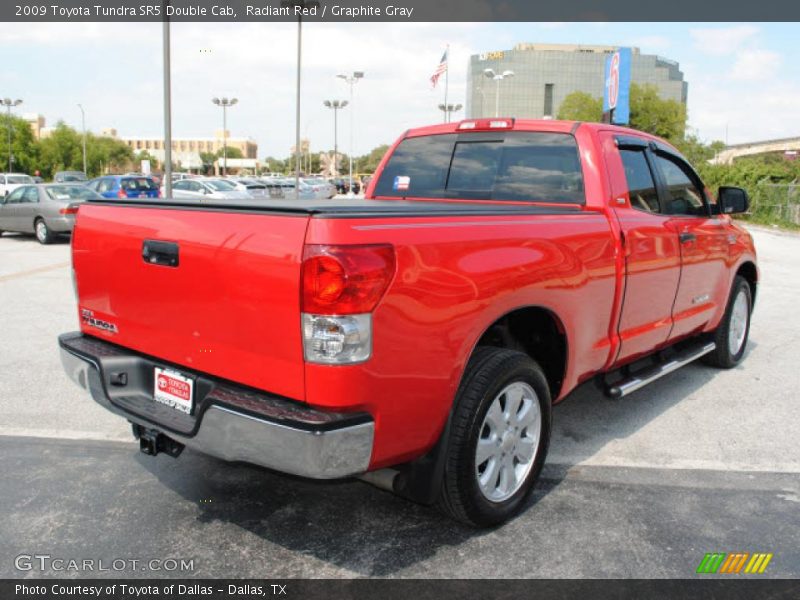 Radiant Red / Graphite Gray 2009 Toyota Tundra SR5 Double Cab