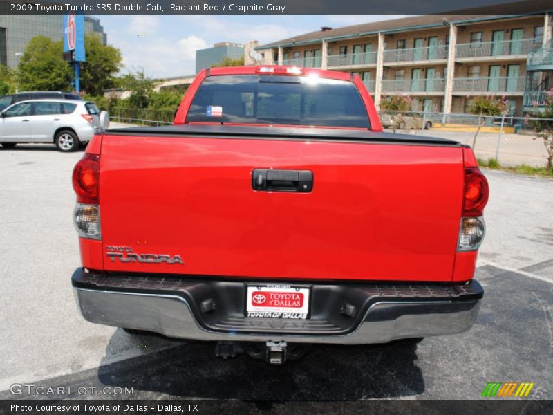 Radiant Red / Graphite Gray 2009 Toyota Tundra SR5 Double Cab