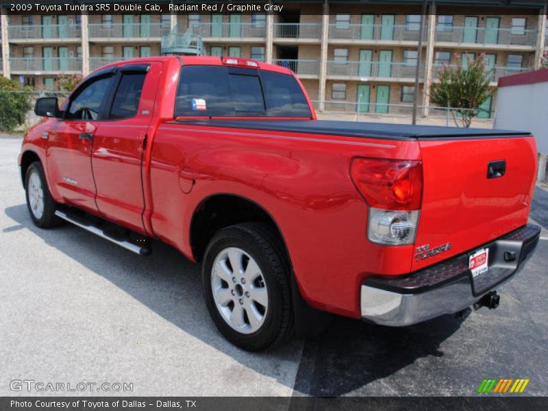 Radiant Red / Graphite Gray 2009 Toyota Tundra SR5 Double Cab