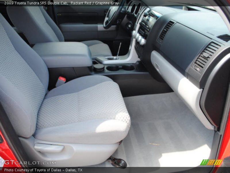 Radiant Red / Graphite Gray 2009 Toyota Tundra SR5 Double Cab