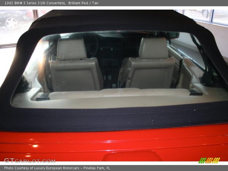 Brilliant Red / Tan 1992 BMW 3 Series 318i Convertible