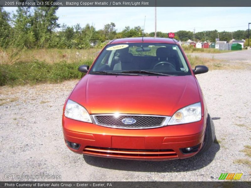 Blazing Copper Metallic / Dark Flint/Light Flint 2005 Ford Focus ZX3 SE Coupe