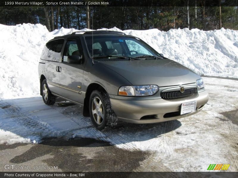 Spruce Green Metallic / Golden Mink 1999 Mercury Villager