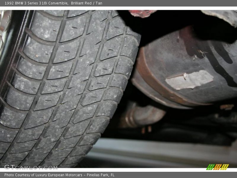 Brilliant Red / Tan 1992 BMW 3 Series 318i Convertible