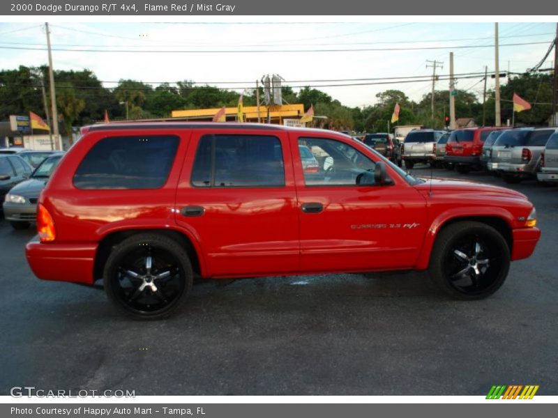 Flame Red / Mist Gray 2000 Dodge Durango R/T 4x4