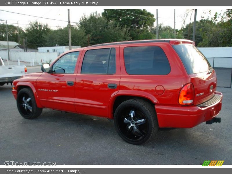 Flame Red / Mist Gray 2000 Dodge Durango R/T 4x4