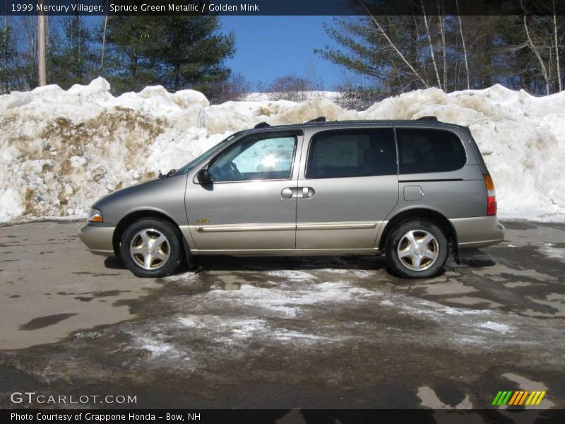 Spruce Green Metallic / Golden Mink 1999 Mercury Villager