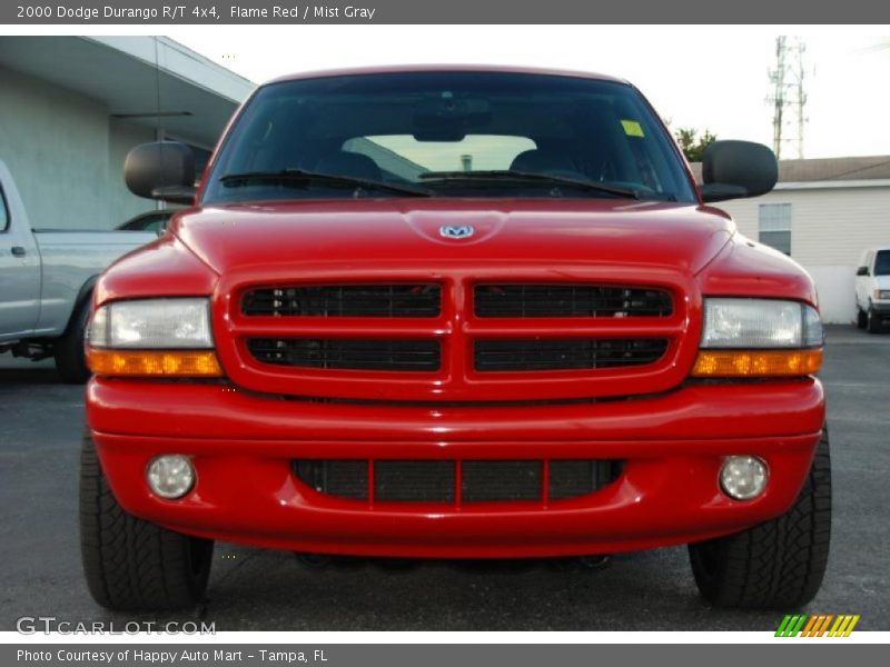 Flame Red / Mist Gray 2000 Dodge Durango R/T 4x4