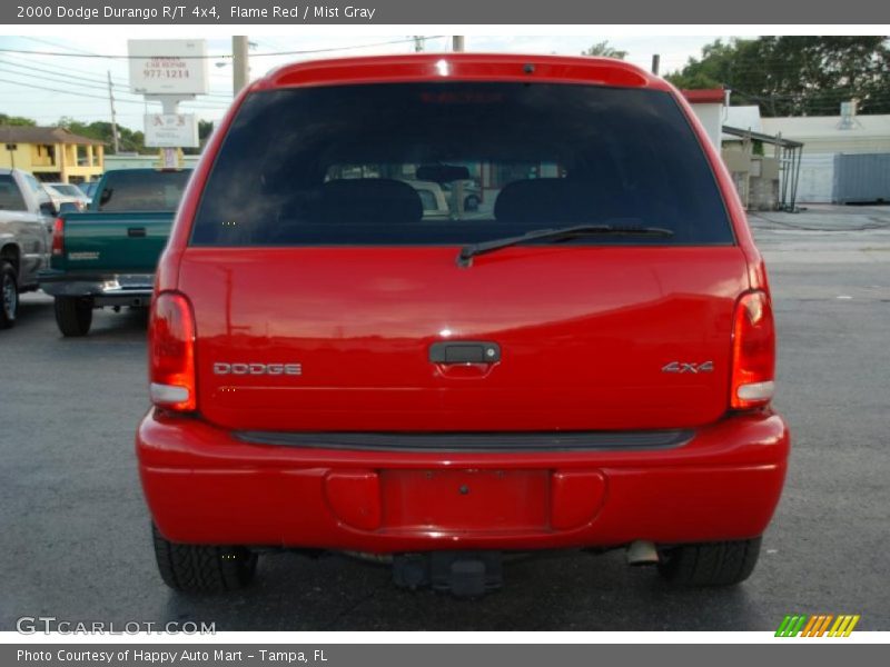 Flame Red / Mist Gray 2000 Dodge Durango R/T 4x4