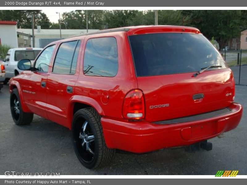 Flame Red / Mist Gray 2000 Dodge Durango R/T 4x4