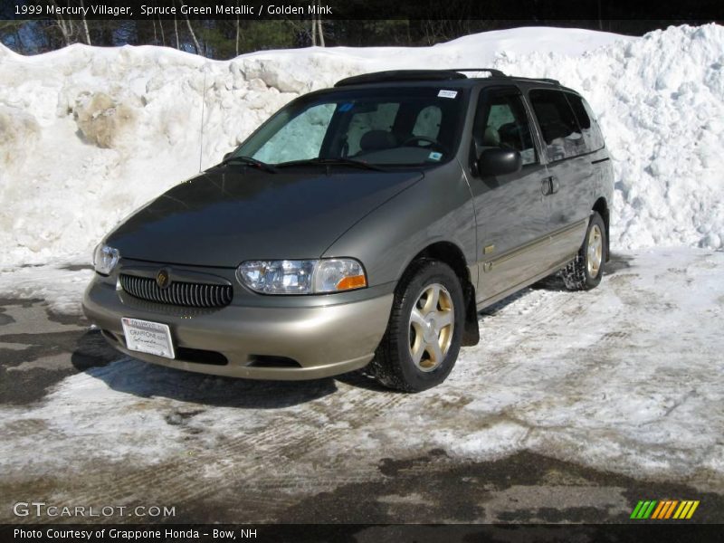 Spruce Green Metallic / Golden Mink 1999 Mercury Villager