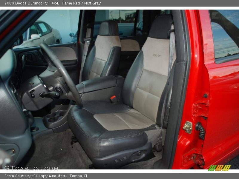 Flame Red / Mist Gray 2000 Dodge Durango R/T 4x4