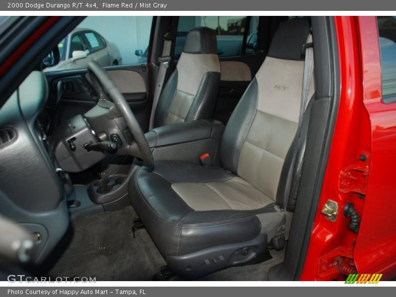 Flame Red / Mist Gray 2000 Dodge Durango R/T 4x4