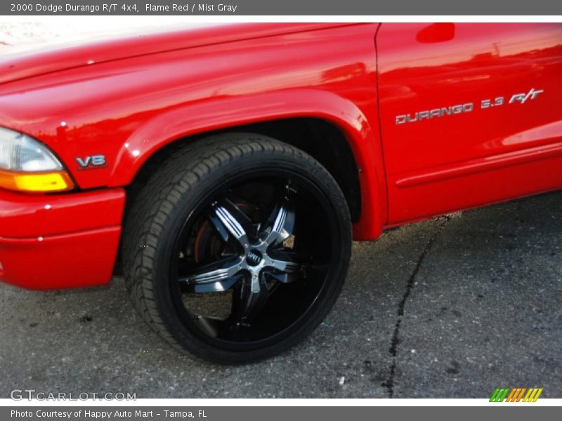 Flame Red / Mist Gray 2000 Dodge Durango R/T 4x4