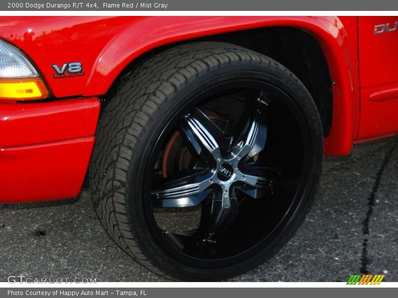 Flame Red / Mist Gray 2000 Dodge Durango R/T 4x4