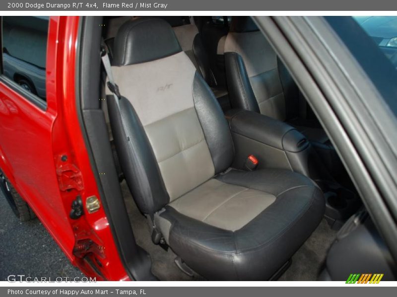 Flame Red / Mist Gray 2000 Dodge Durango R/T 4x4