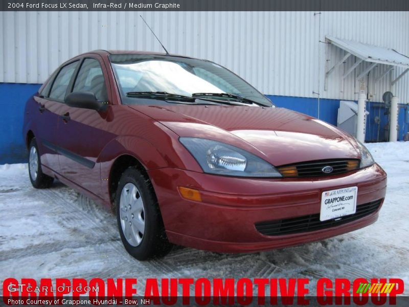 Infra-Red / Medium Graphite 2004 Ford Focus LX Sedan