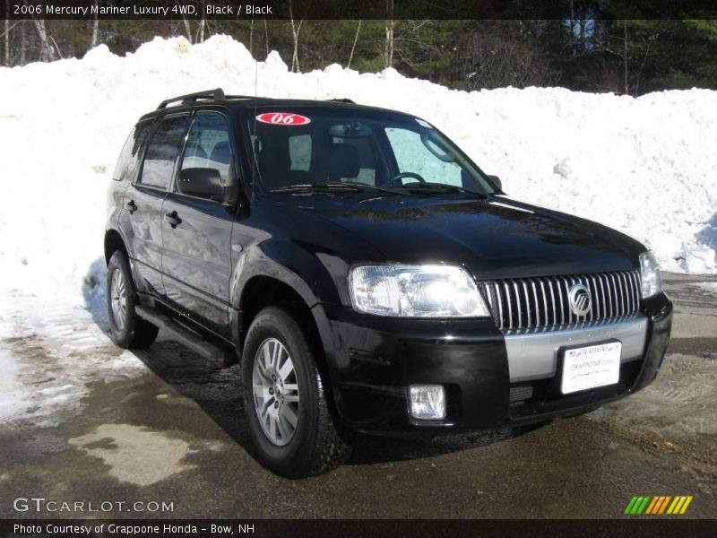 Black / Black 2006 Mercury Mariner Luxury 4WD