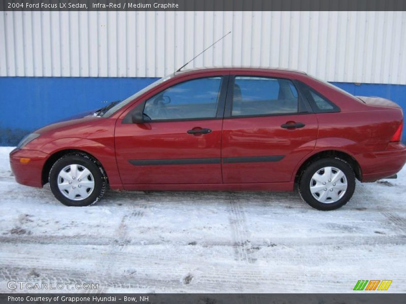 Infra-Red / Medium Graphite 2004 Ford Focus LX Sedan