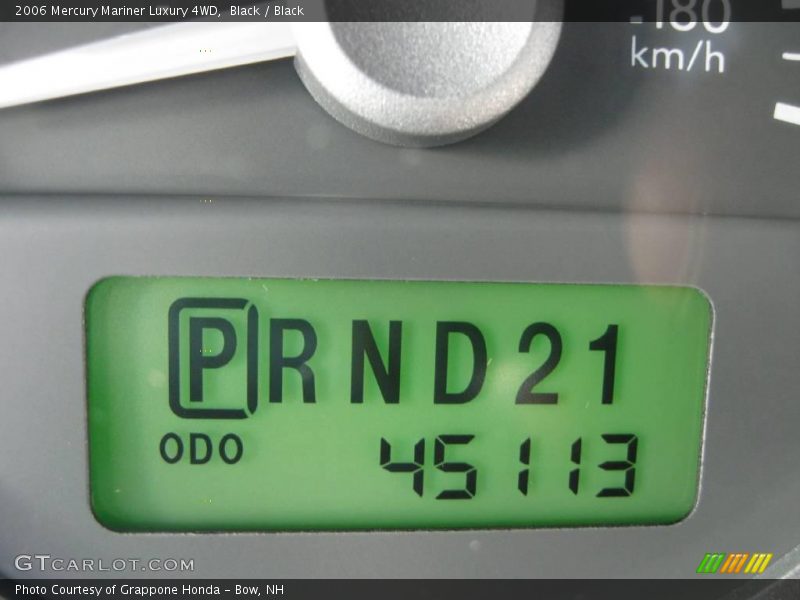 Black / Black 2006 Mercury Mariner Luxury 4WD