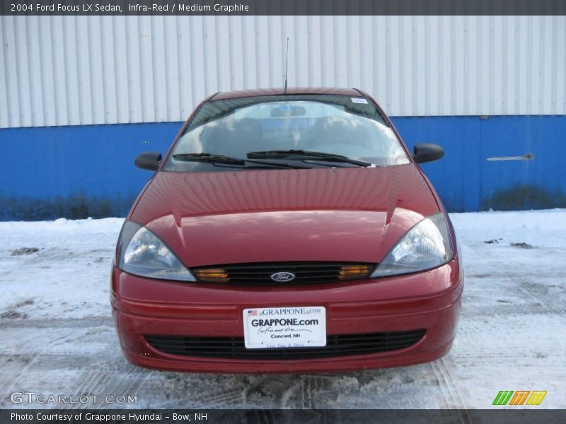 Infra-Red / Medium Graphite 2004 Ford Focus LX Sedan