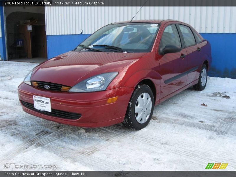 Infra-Red / Medium Graphite 2004 Ford Focus LX Sedan