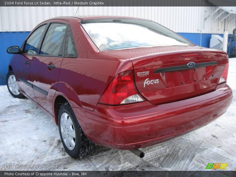 Infra-Red / Medium Graphite 2004 Ford Focus LX Sedan