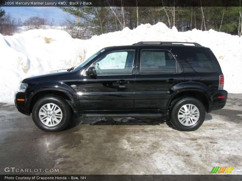 Black / Black 2006 Mercury Mariner Luxury 4WD
