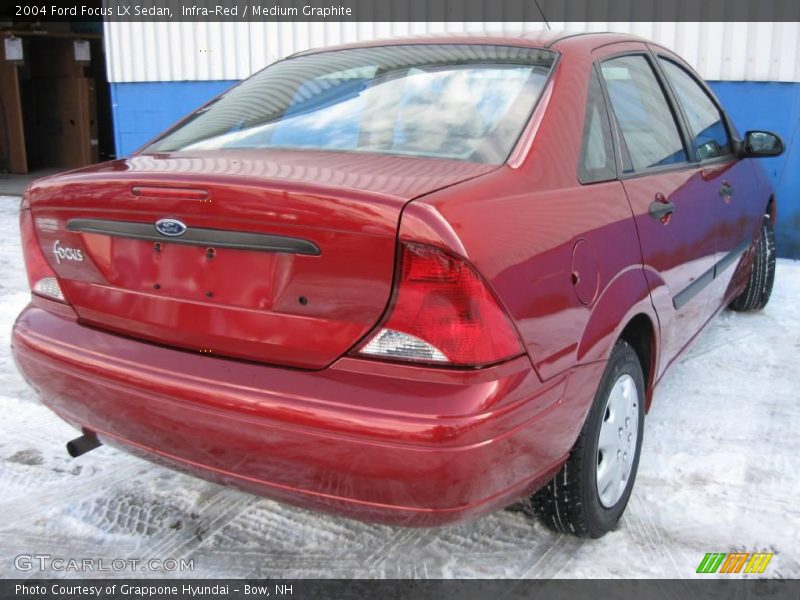 Infra-Red / Medium Graphite 2004 Ford Focus LX Sedan