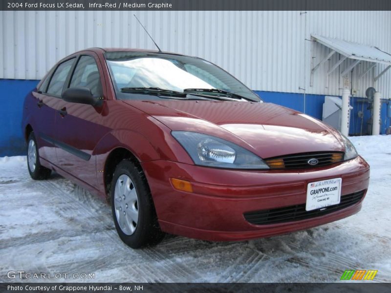Infra-Red / Medium Graphite 2004 Ford Focus LX Sedan