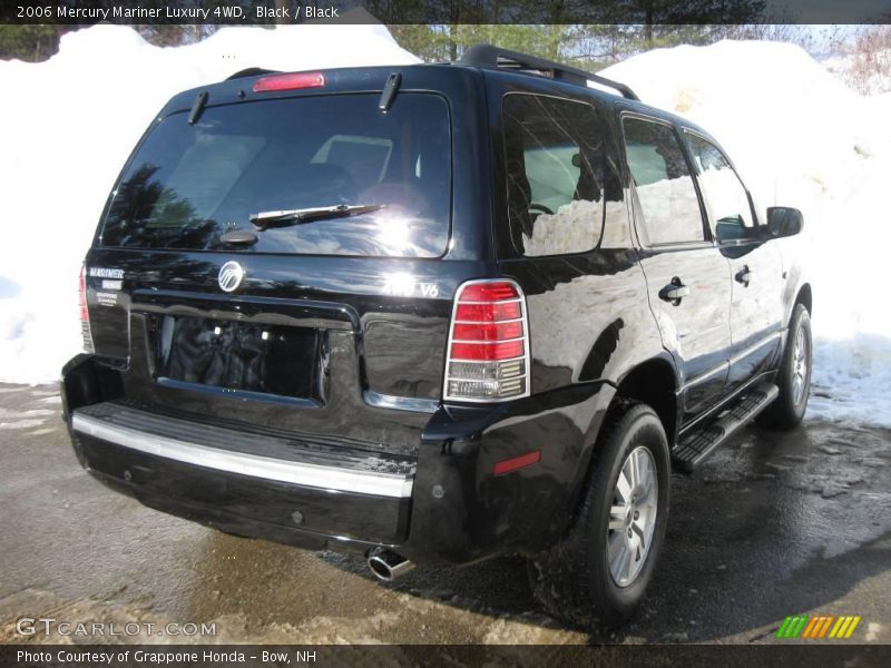 Black / Black 2006 Mercury Mariner Luxury 4WD