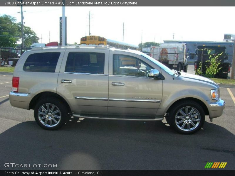 Light Sandstone Metallic / Light Graystone 2008 Chrysler Aspen Limited 4WD