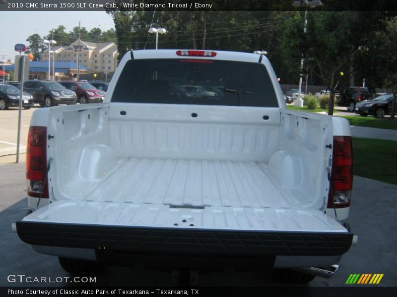 White Diamond Tricoat / Ebony 2010 GMC Sierra 1500 SLT Crew Cab