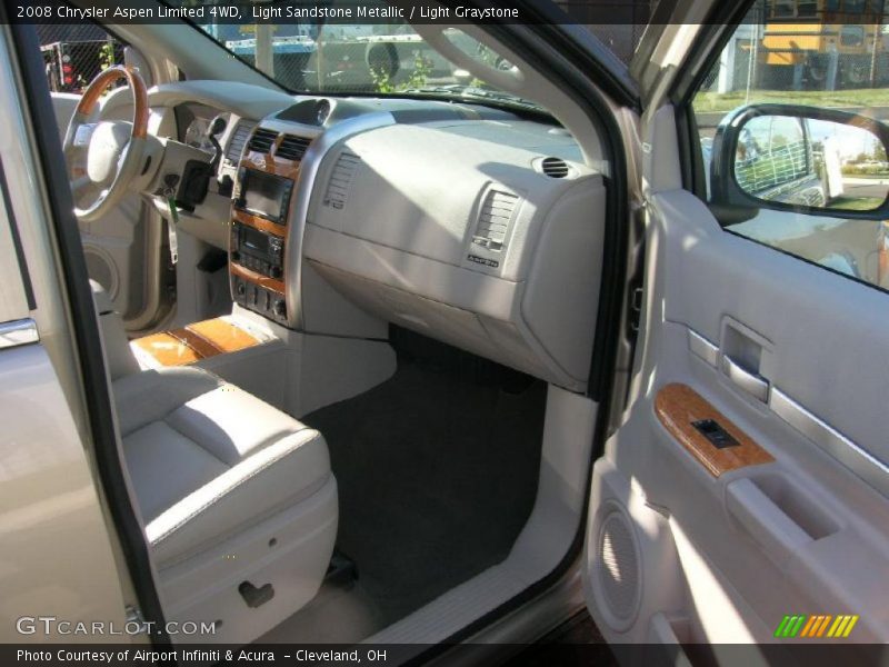 Light Sandstone Metallic / Light Graystone 2008 Chrysler Aspen Limited 4WD