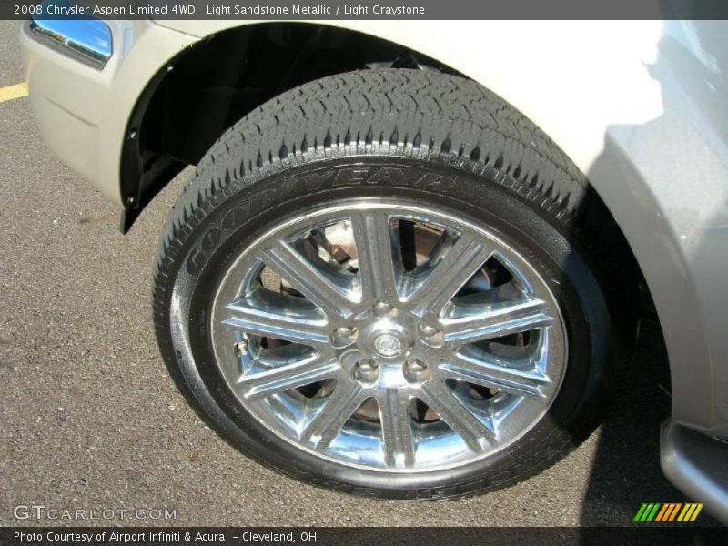 Light Sandstone Metallic / Light Graystone 2008 Chrysler Aspen Limited 4WD