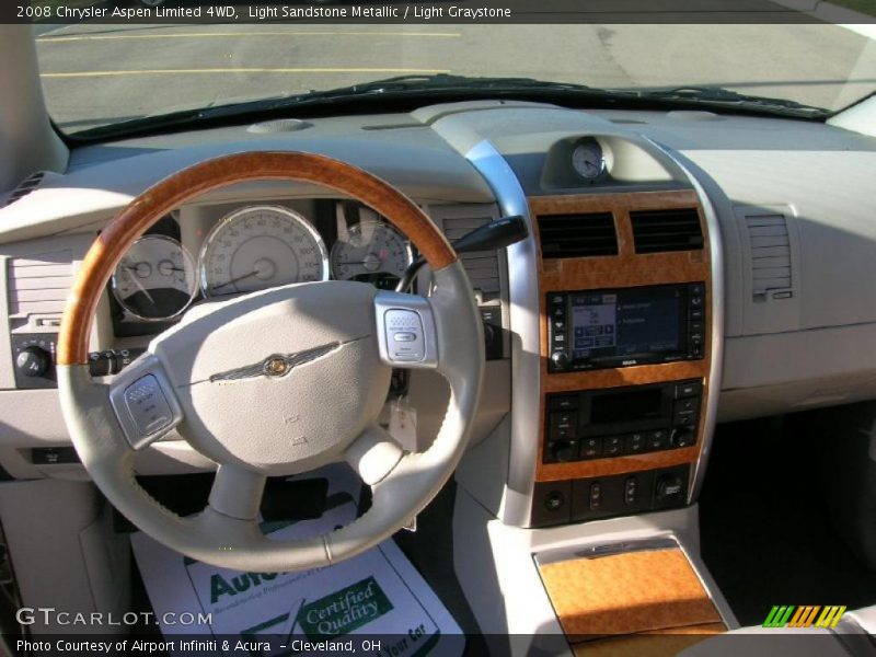 Light Sandstone Metallic / Light Graystone 2008 Chrysler Aspen Limited 4WD