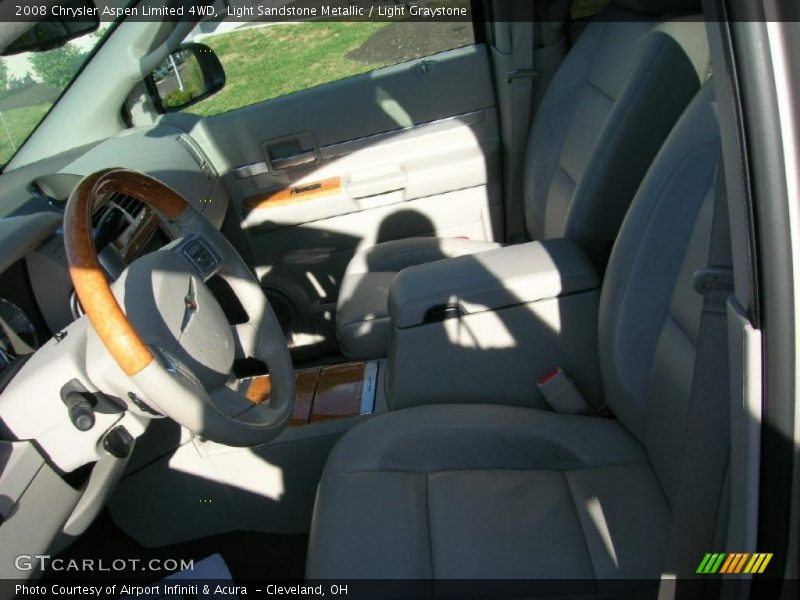 Light Sandstone Metallic / Light Graystone 2008 Chrysler Aspen Limited 4WD