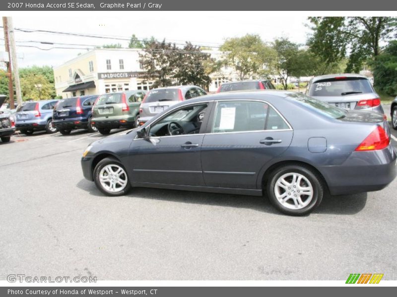 Graphite Pearl / Gray 2007 Honda Accord SE Sedan