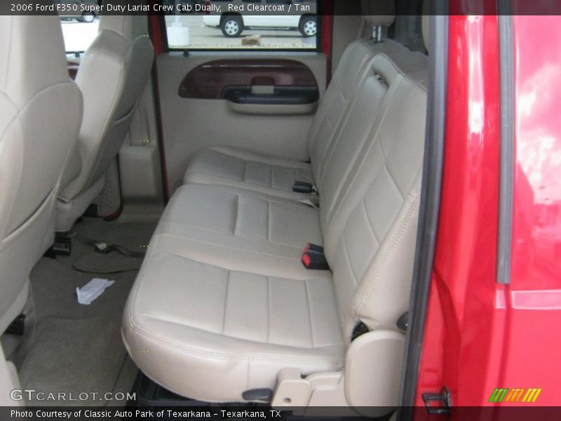 Red Clearcoat / Tan 2006 Ford F350 Super Duty Lariat Crew Cab Dually