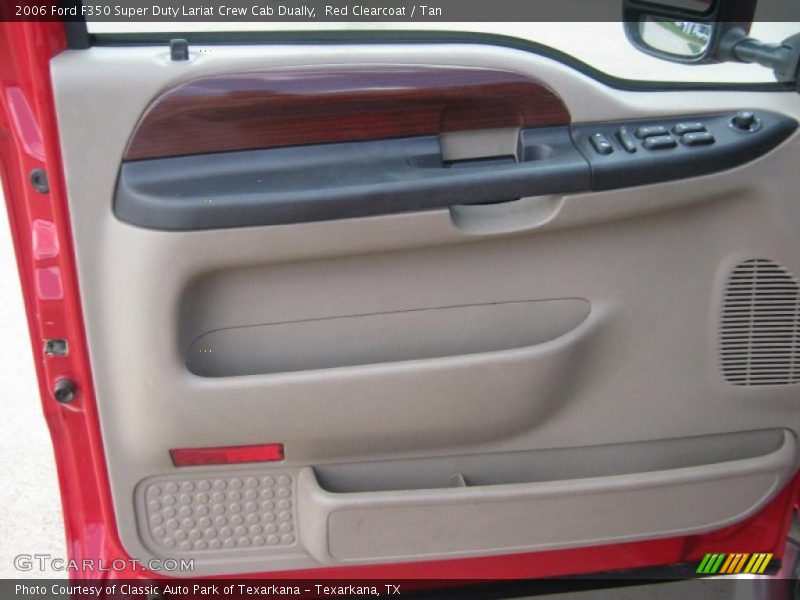 Red Clearcoat / Tan 2006 Ford F350 Super Duty Lariat Crew Cab Dually