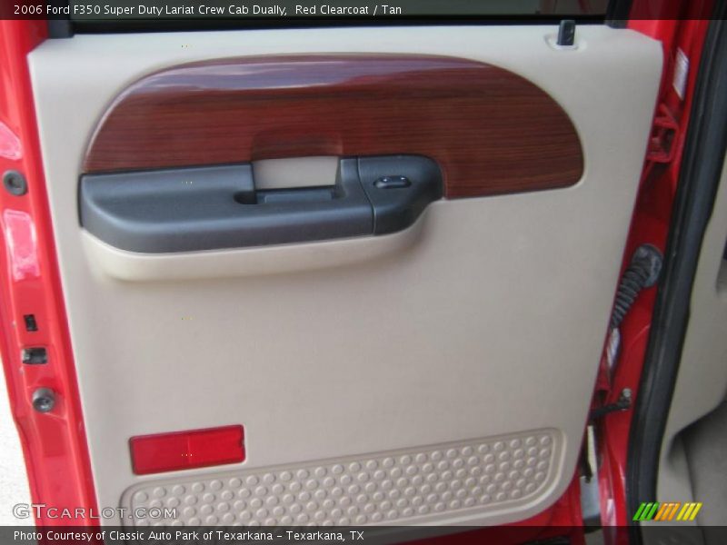 Red Clearcoat / Tan 2006 Ford F350 Super Duty Lariat Crew Cab Dually