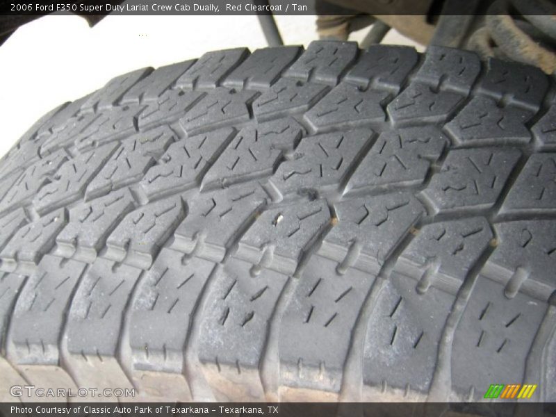 Red Clearcoat / Tan 2006 Ford F350 Super Duty Lariat Crew Cab Dually