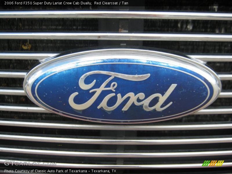 Red Clearcoat / Tan 2006 Ford F350 Super Duty Lariat Crew Cab Dually