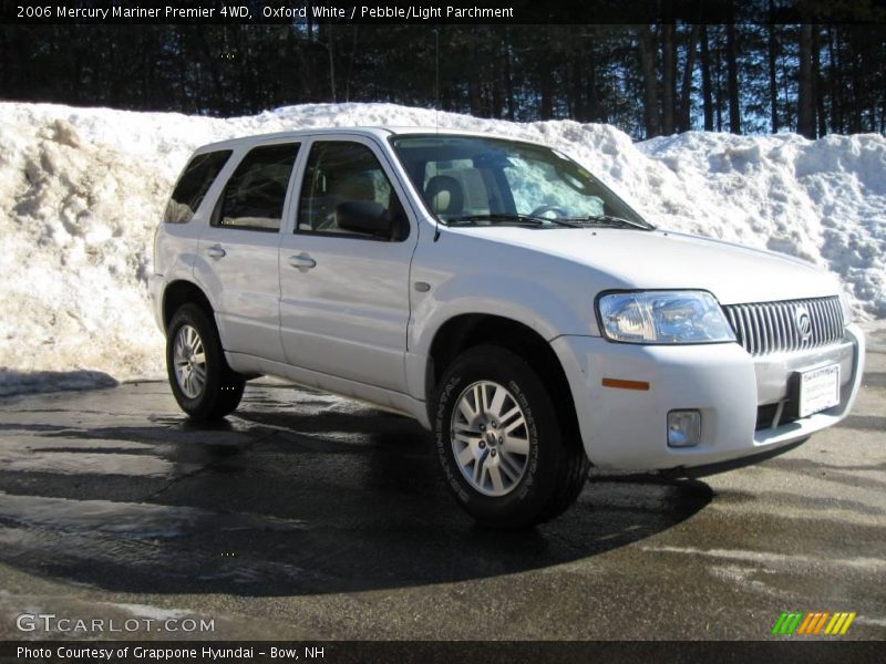 Oxford White / Pebble/Light Parchment 2006 Mercury Mariner Premier 4WD