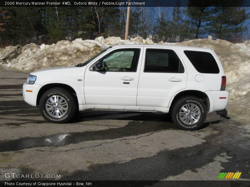 Oxford White / Pebble/Light Parchment 2006 Mercury Mariner Premier 4WD