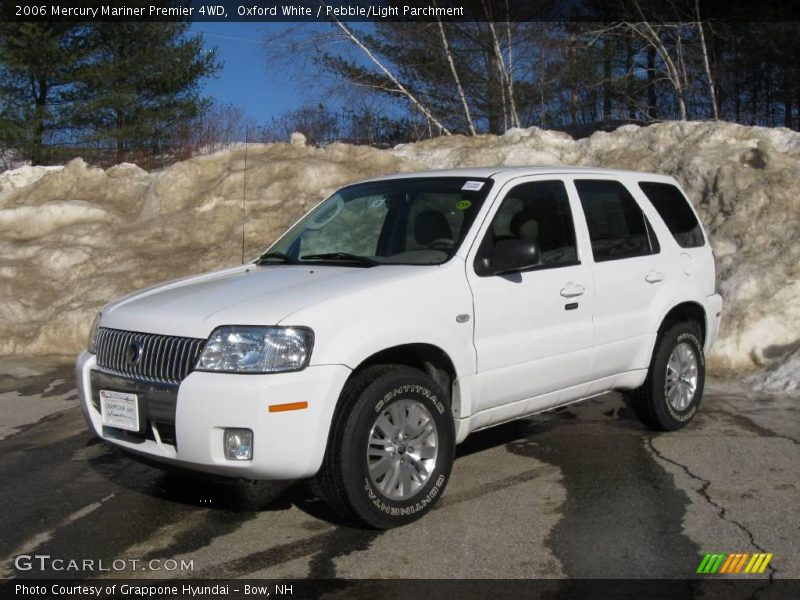 Oxford White / Pebble/Light Parchment 2006 Mercury Mariner Premier 4WD