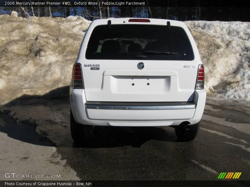 Oxford White / Pebble/Light Parchment 2006 Mercury Mariner Premier 4WD
